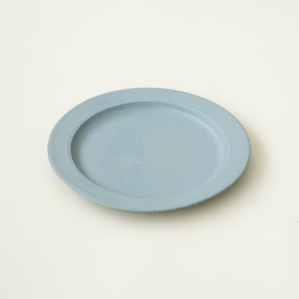 yumiko iihoshi porcelain unjour plate smoke blue