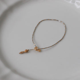 曉 ater K18YG × karen silver bracelet
