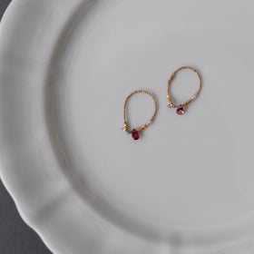 曉 ater tourmaline ring ピンク