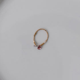 曉 ater tourmaline ring ピンク