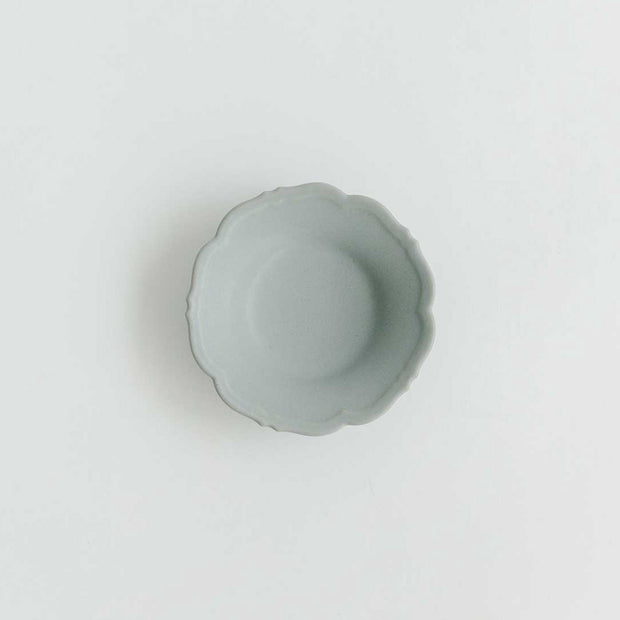 Awabi ware 輪花皿 S