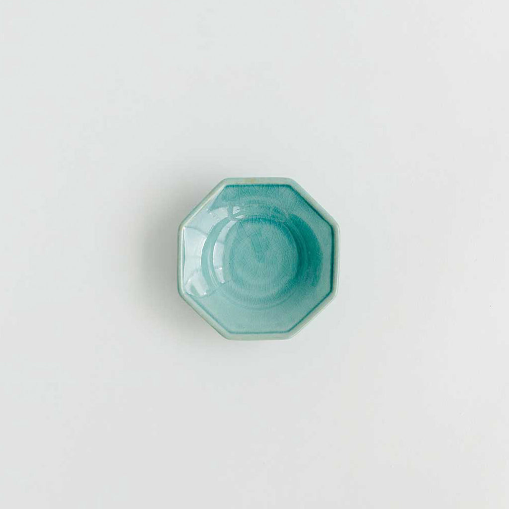 Awabi ware 八角豆皿