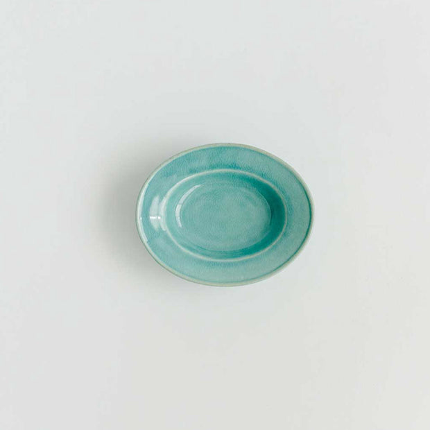 Awabi ware 楕円小皿