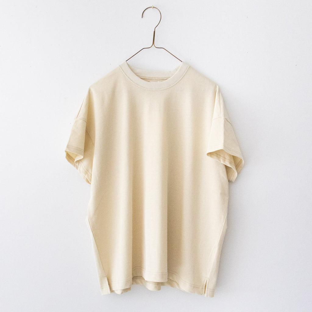 comm. arch. ハードリースパン コットン ショートスリーブTシャツ