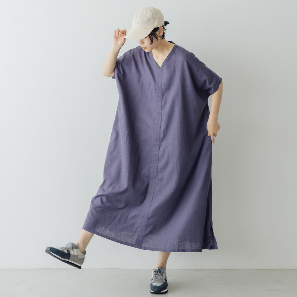 くらすこと コットンリネンのシンプルキャップ［7月入荷予定］
