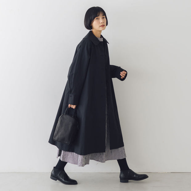 くらすこと ＋to クラシカルなコットンナイロンコート［予約／9月下旬お届け予定］