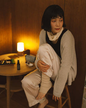 くらすこと わたしを整える、ぐっすり寝落ちセット｜腹巻・シルクレッグウォーマー・入眠ミスト