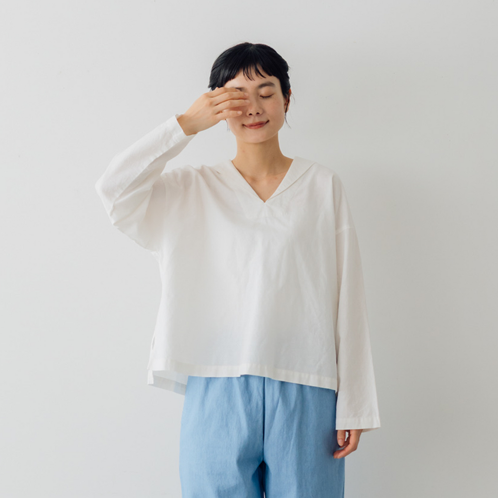 くらすこと ＋to 大人が着たいセーラーブラウス［予約／5月下旬お届け予定］