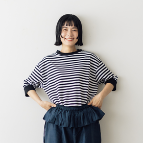 くらすこと ＋to コットンハーフスリーブカットソー