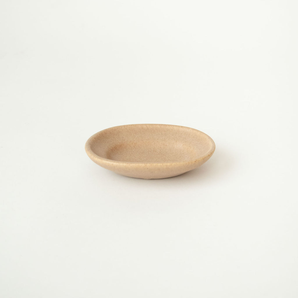 Awabi ware 楕円豆皿