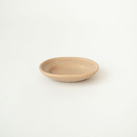 Awabi ware 楕円豆皿