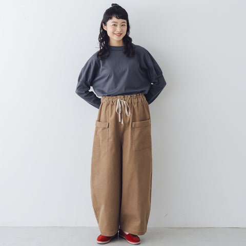 MAGALI コットンコーデュロイ フラップポケットパンツ