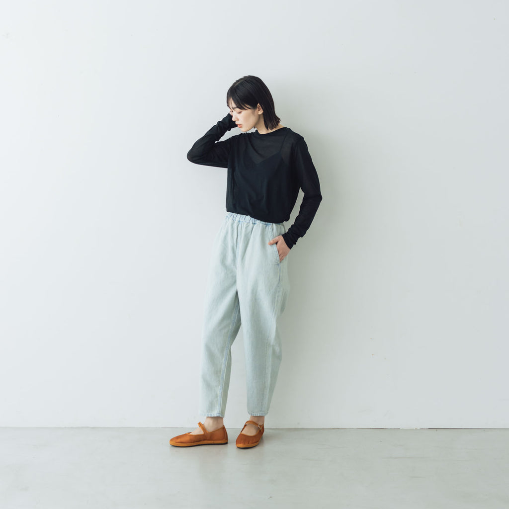 ROBE de PEAU リラックスシアープルオーバー