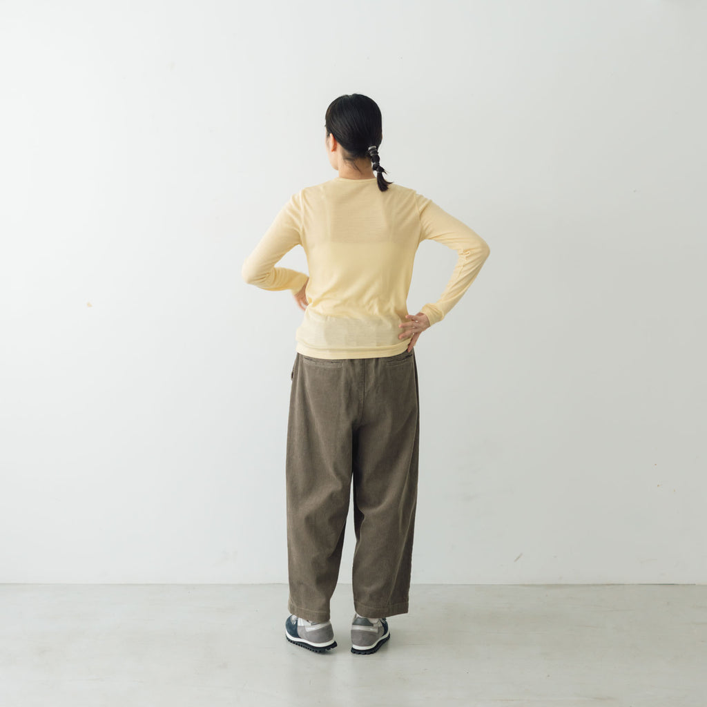【SALE】 ROBE de PEAU クルーネックプルオーバー