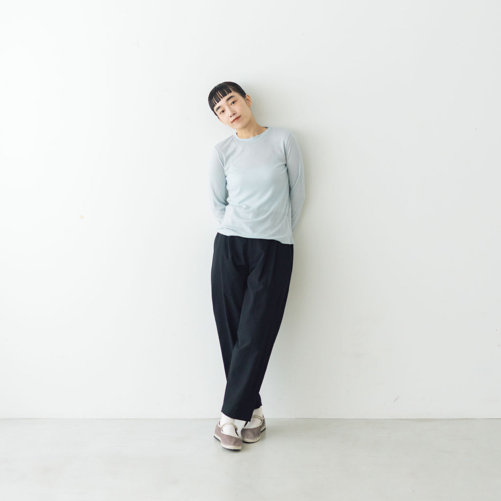 【SALE】 ROBE de PEAU クルーネックプルオーバー