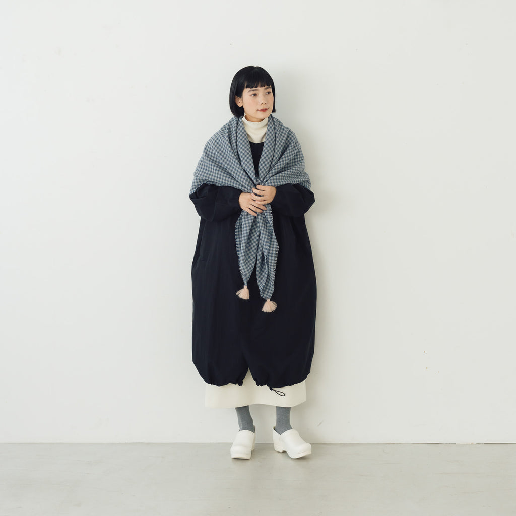 ROBE de PEAU ウールガーゼタッセルストール