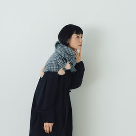 ROBE de PEAU ウールガーゼタッセルストール