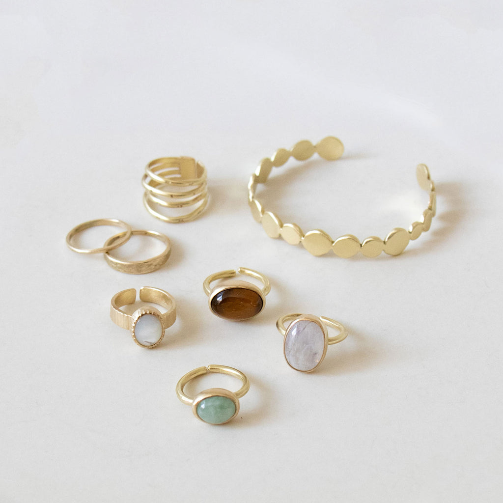 SURUME. Brass ring Flat