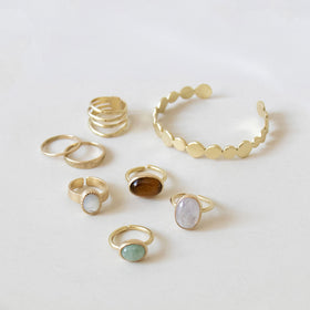 SURUME. Brass ring Flat