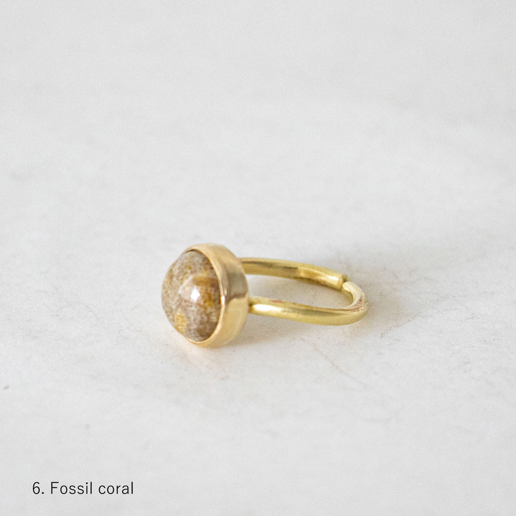 SURUME. STONE RING