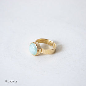 SURUME. Cutting Stone Ring