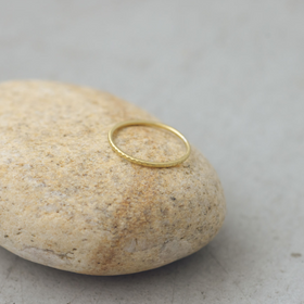 SURUME. Solid Texture Ring