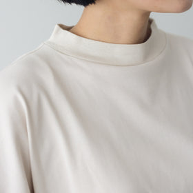 MAGALI コットン天竺 ギャザースリーブカットソー