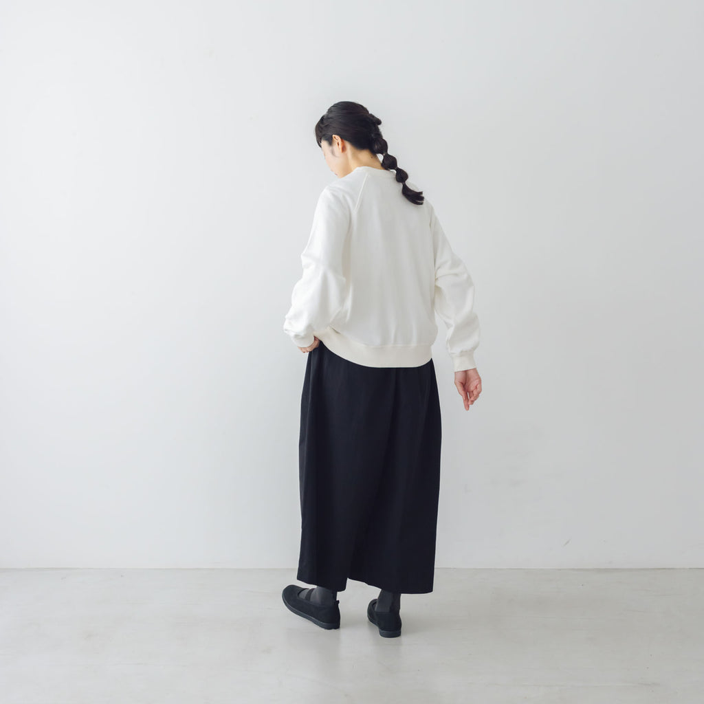 TISSU セントラル裏毛 ラグランプルオーバー