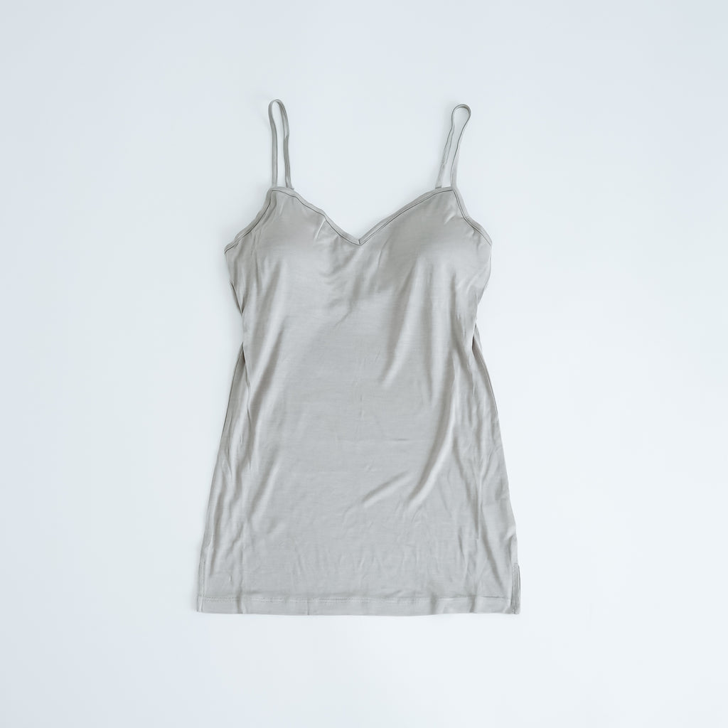 COCOONA SKINWEAR カップ入り Vキャミソール（アジャスター付き）