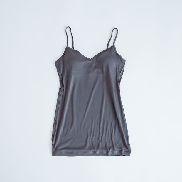 COCOONA SKINWEAR カップ入り Vキャミソール（アジャスター付き）