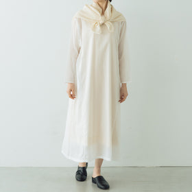 Yoli Cotton ramie scarf ベージュ