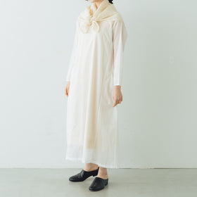 Yoli Cotton ramie scarf ベージュ