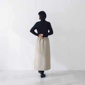 Yoli Felted wool tight skirt