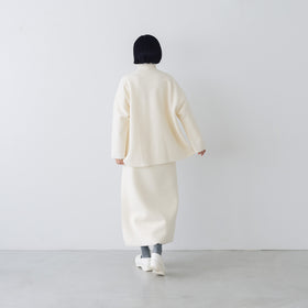 Yoli Felted wool tight skirt