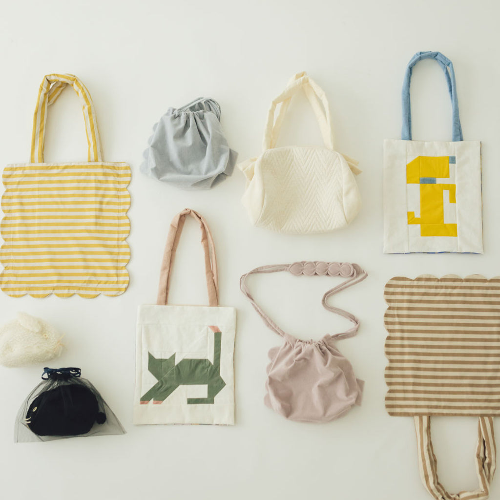 chitose.K scallop tote bag