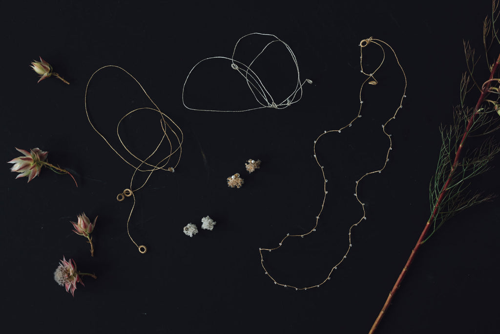 〈くらすこと別注〉FUA accessory ハーキマーダイヤモンド ネックレス