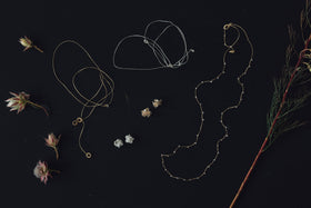 〈くらすこと別注〉FUA accessory ハーキマーダイヤモンド ネックレス