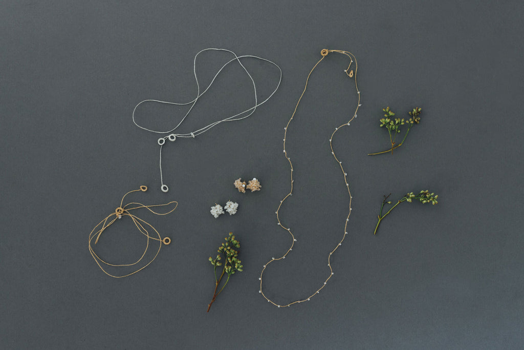 〈くらすこと別注〉FUA accessory ハーキマーダイヤモンド ネックレス
