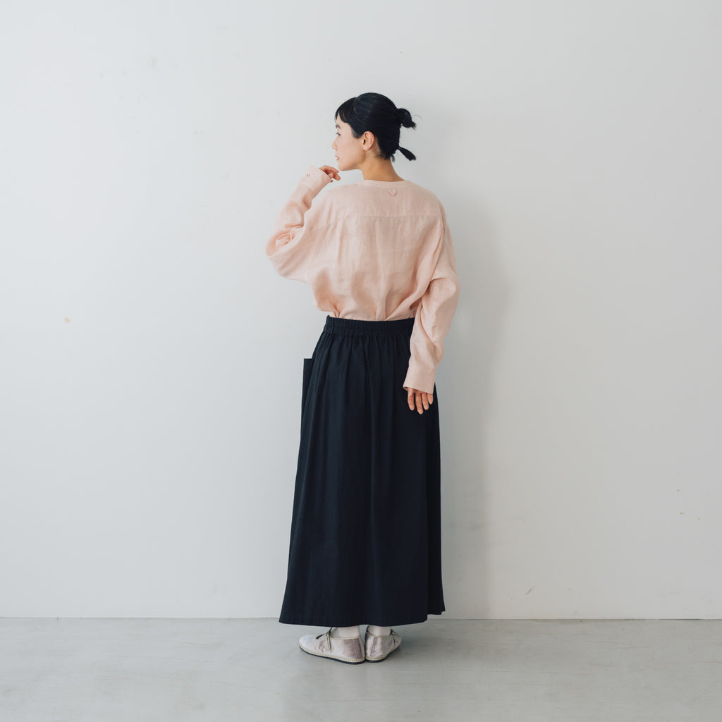 atelier naruse リネンスモックブラウス
