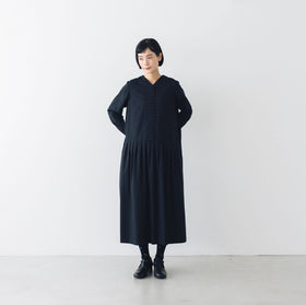 atelier naruse FORMAL クルミボタンワンピース