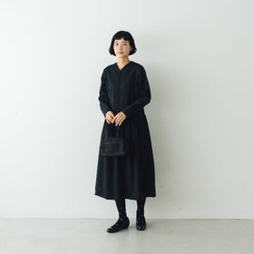 atelier naruse FORMAL クルミボタンワンピース