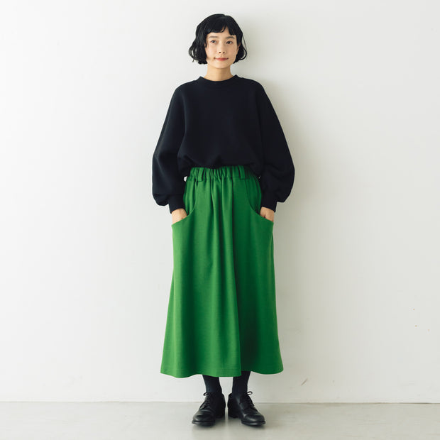 atelier naruse ウールポンチギャザースカート