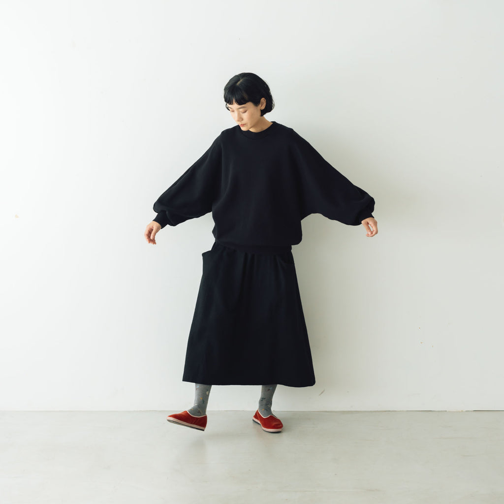 atelier naruse コットンフリースバルーンカットソー