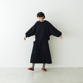 atelier naruse コットンフリースバルーンカットソー