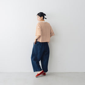 atelier naruse コットンボーダーカットソー（半袖）