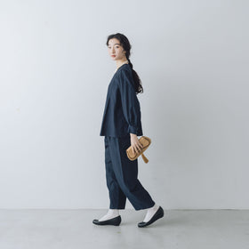 「わたしたちらしい、大人のかわいらしさ」ブラウス＋サルエルパンツのセットアップ