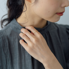 SURUME. Solid Texture Ring