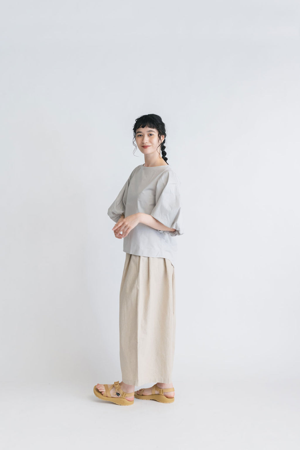 FRANCESCA AMAM LABEL リラックスパンツ