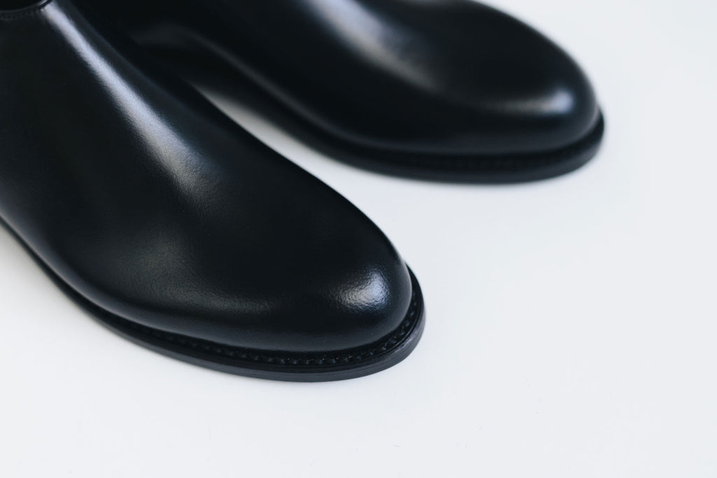 BEAUTIFUL SHOES MIDDLE-CUT SIDEGORE ブラック