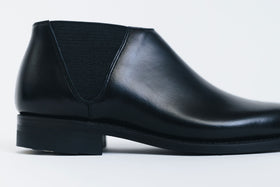 BEAUTIFUL SHOES MIDDLE-CUT SIDEGORE ブラック